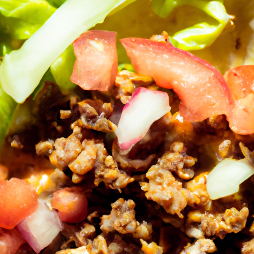 Tostada de Carne — AI-generated macro preview