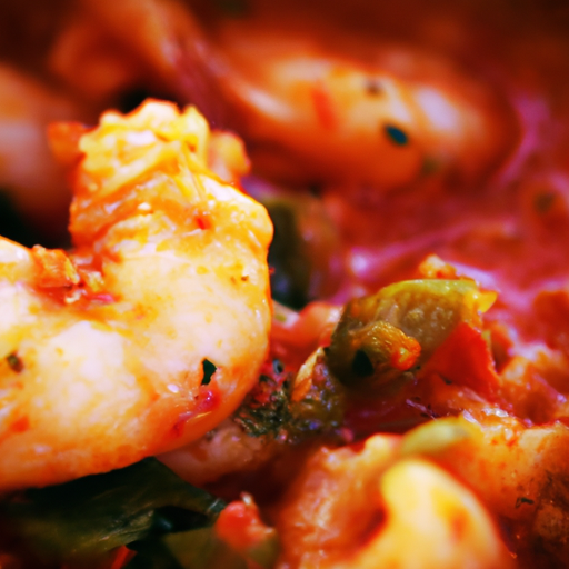Camarones a la Diabla — AI-generated macro preview